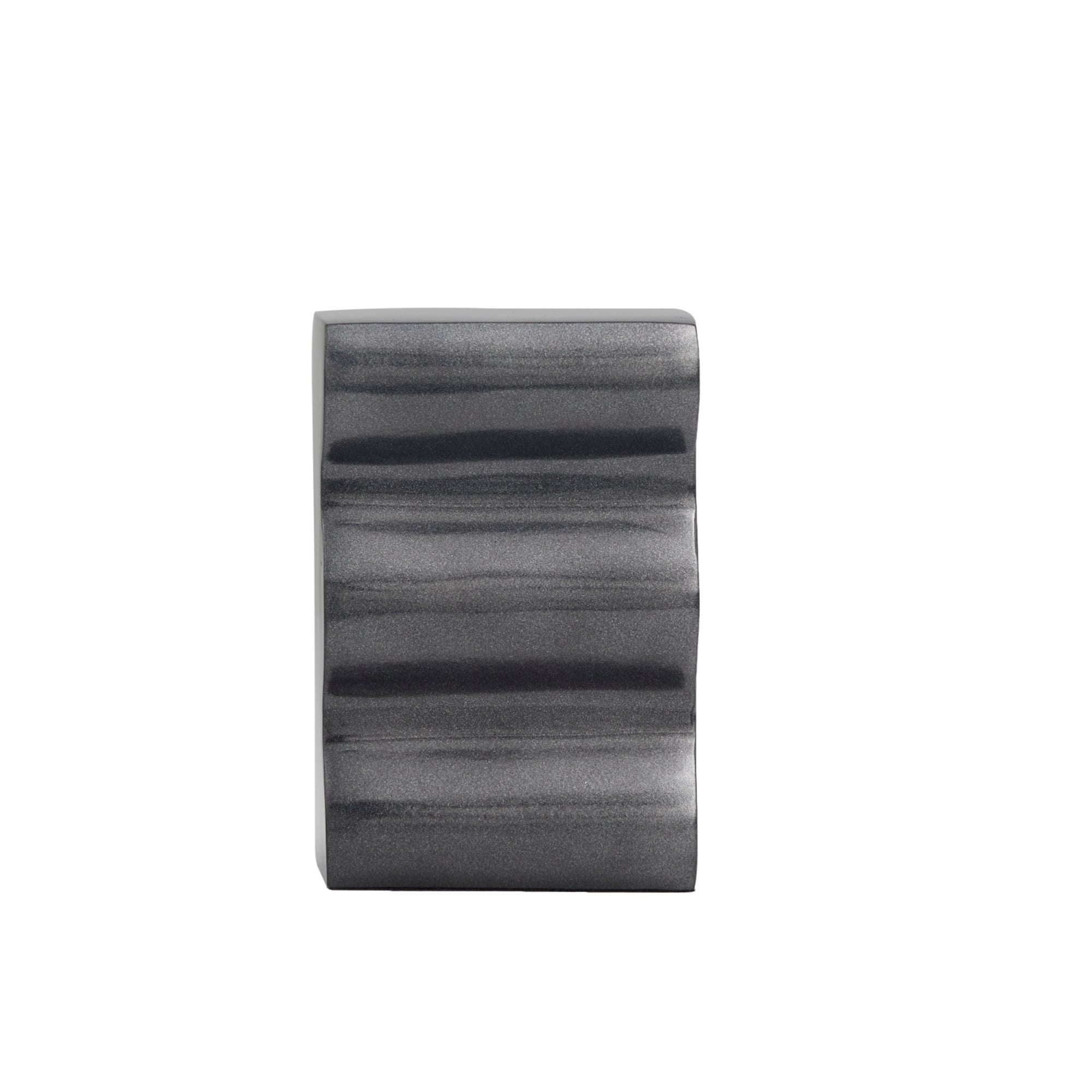 6" Wave Aluminum Bookends Set